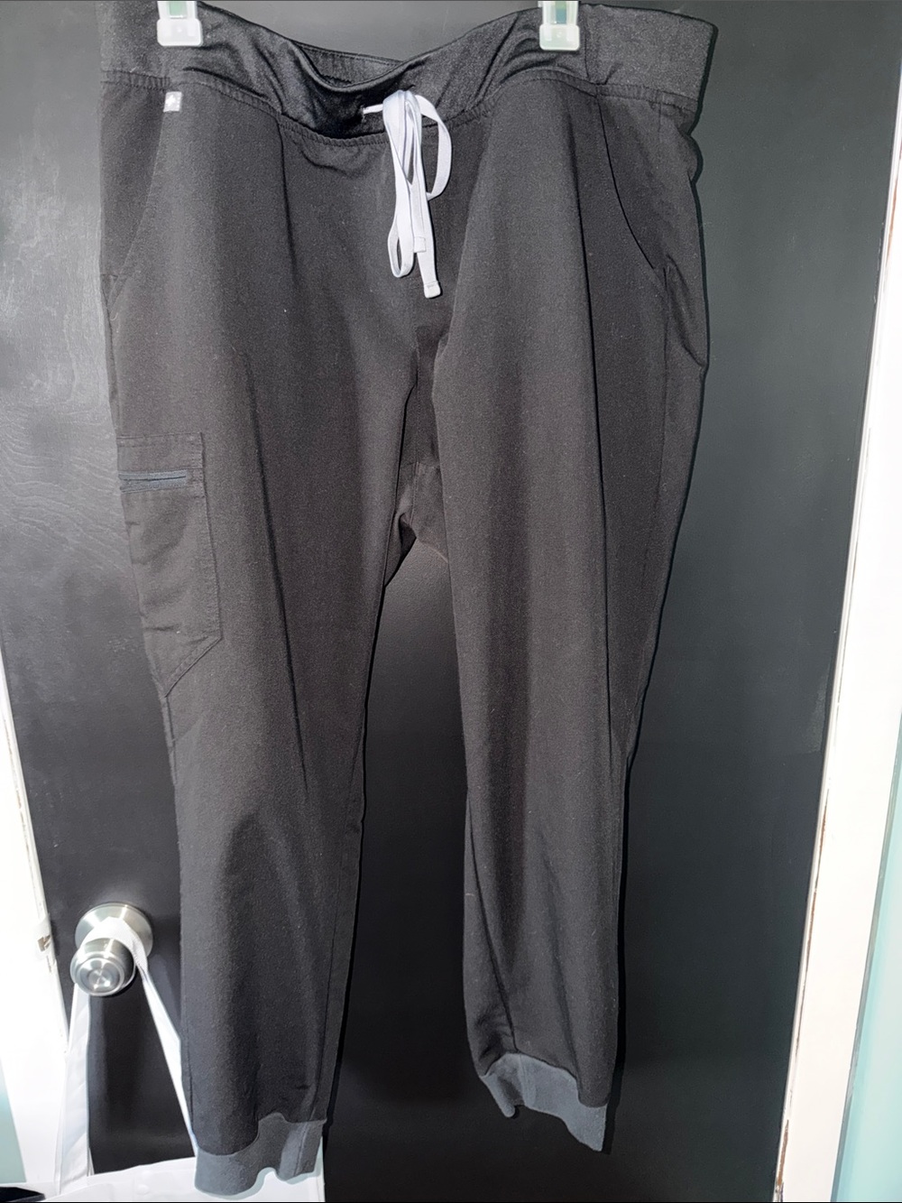 Women's Black Drawstring Casual Pants